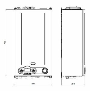 Alternative view of CENTRALA TERMICA NOVA FLORIDA IN CONDENSATIE, INCALZIRE/ ACM DELFIS KC, FONDITAL 24Kw,TF