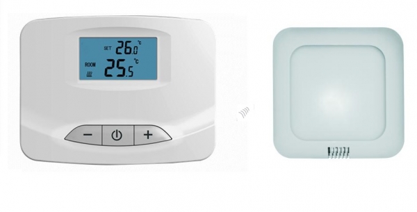 TERMOSTAT DIGITAL KONTROLIA RADIOFRECVENTA WT15 LCD ILUMINAT CU BATERII