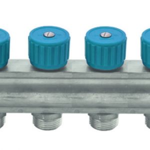 COLECTOR BARA 1" FE 4 CAI/ROBINETI EUROKON CULOARE ALBASTRA BIANCHI