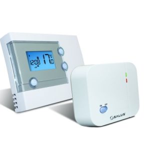 CRONO- TERMOSTAT RADIOFRECVENTA, SALUS LCD ILUMINAT, RT500RF, 5TEMPERATURI / 8PROGRAME, CU BATERII,codul romstal:39T 0108