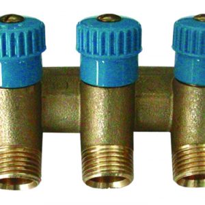 COLECTOR CU ROBINETI BIANCHI 3 CAIx16mmx3/4